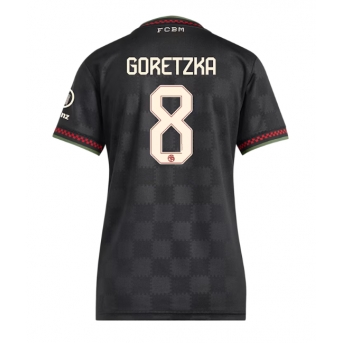 Billige Fotballdrakt Bayern Munich Leon Goretzka #8 Replika Tredjedrakt Dame 2025-26 Kortermet